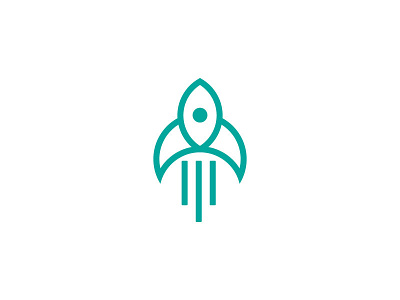 Rocket Logo Design branding design flat illustration illustrator lettering logo minimal typography vector