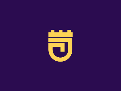 Letter J branding design lettering logo minimal vector