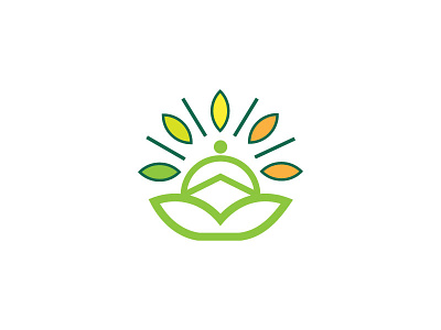 yoga branding design logo minimal vector yoga