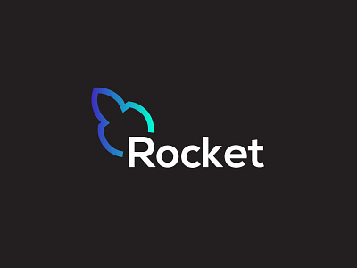 Rocket logo 3d animation branding design graphic design illustration logo logo designer logo maker minimal motion graphics rocket logo ux vector