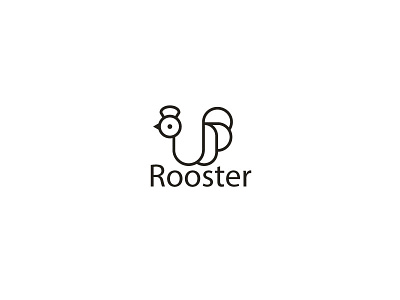 Rooster logo branding chicken logo design graphic design hen logo illustration logo logo design logo maker minimal rooster logo ui ux vector