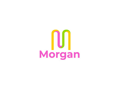 M letter logo design