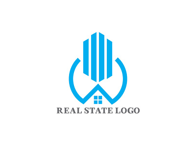 Real state logo design branding design flat illustration logo minimal