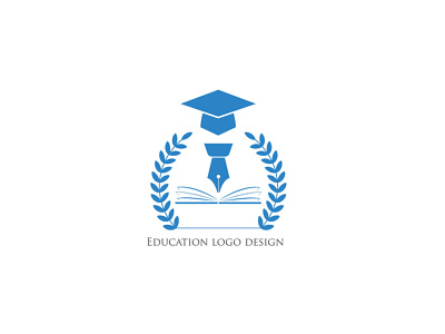 Education logo design branding design flat illustration logo minimal