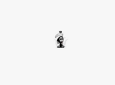 grimreaper design icon illustration illustrator logo minimal vector