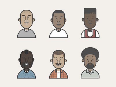 Brothas 1 brothers character flat illustration people vector