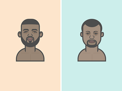 Jones V Cormier character daniel cormier flat illustration jon jones people ufc ufc182 vector