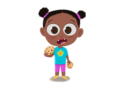 Cookie snatcher character character design design illustration lafespaceart procreate