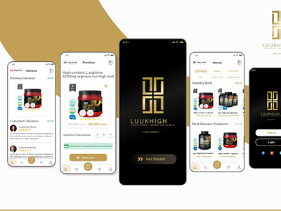 Proteins commerce App design