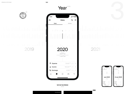 bookkeep accounting app design application bank barcode black and white bookkeep branding coins design finance graphic design logo minimalism mobile transaction ui uiux