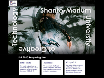 University Website Design branding design figma landing page photoshop ui ux web design