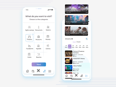 Mobile App | Event Schedule app app concept app screens application cityguide design mobile app mobile app design mobile ui ui ux