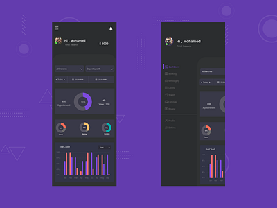 Dashboard App dailyui ui uidesign ux design