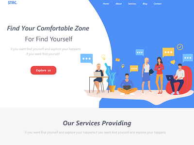 Landing page