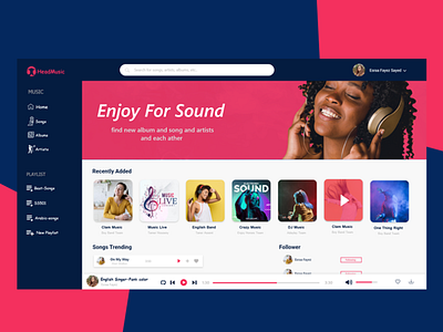 Daily UI 009 Music Player