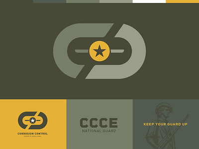 CCCE Identity Alternate brand design branding design idenity logo military vector