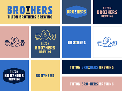 Brewery Logo System design logo typography