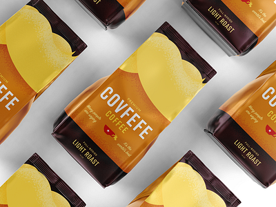 Premium Covfefe branding coffee design package design vector