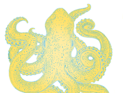 Octopus business character colourful design illustration logo octopus yellow yellowoctopus