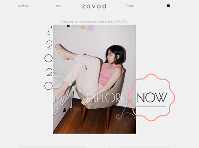 First shot from ZAVOD-store branding daily ui dailyui design ecommerce figma store ui ux web