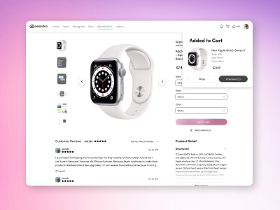 Add to Cart add to cart animation app design dropdown ecommerce feedback figma incentives market palce moblie modern pop up rewards program shopping shopping cart ui user testing ux white lable