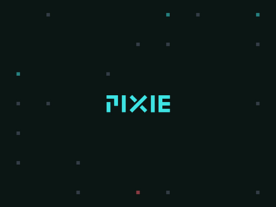 Pixie Logo animation design geometry icon identity logo mark minimal motion typography