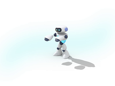 Blink Bot Moves 3d animation bot branding dance logo motion graphics moves robot