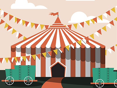 Gypsy Circus circus cloud decoration fun gypsy symbol tent