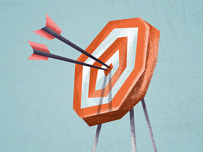 Target achievement aim arrow illustration rings shot target texture