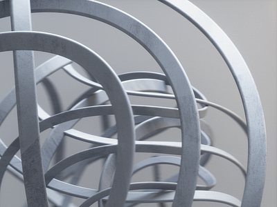 Worm 3d abstract background cinema4d design geometry grey illustration minimal mograph octanerender