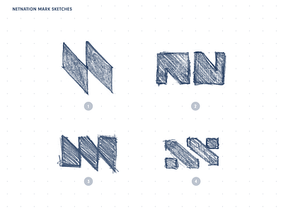 NN Mark sketches brand design geometry icon logo mark minimal n sketch