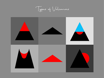 Icon design - Volcanoes