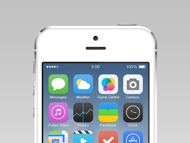 iOS7 Reimagined by Zane David on Dribbble
