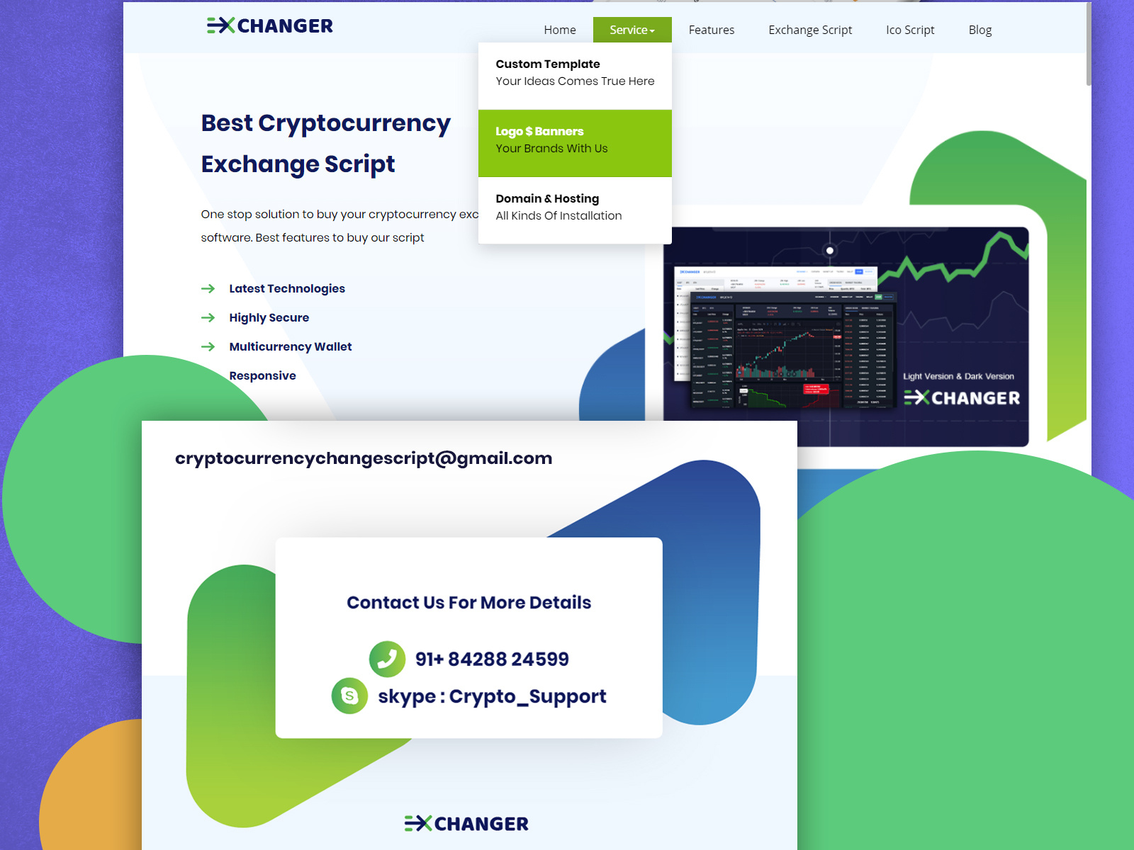 bitcoin website ideas