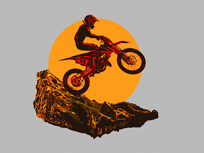 Ride Extreme artwork biking design illustration mountain photoshop riders startup vector
