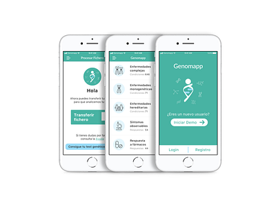 Genomapp app apple design dna ios iphone medical ui ux