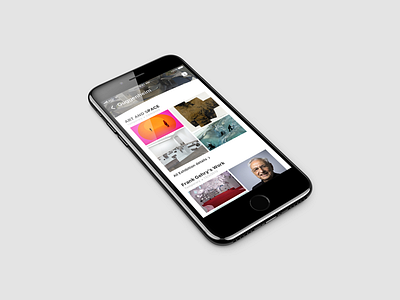 Museum Application Concept gallery ios museum photo ui ux