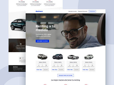 Destiners Landing - Landing Page