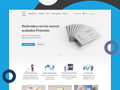 Edijar - - Homepage by Sam on Dribbble homepage printing web webdesign