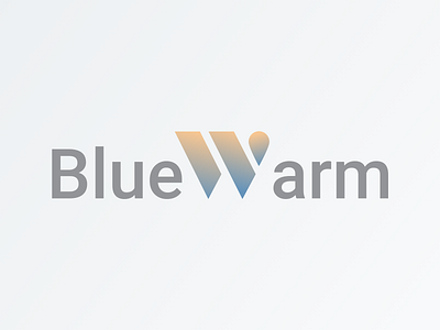 BlueWarm - logo type concept