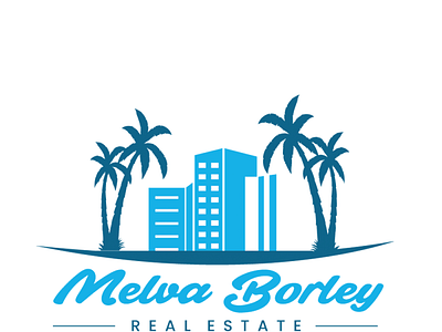 Melva Borley Real Estate Logo Design Project florida logo house logo logo design logo ideas real estate logo