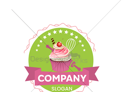 Cake Bakery Shop Logo Design