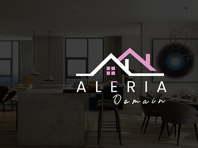 Logo Design for Aleria domain real estate agency