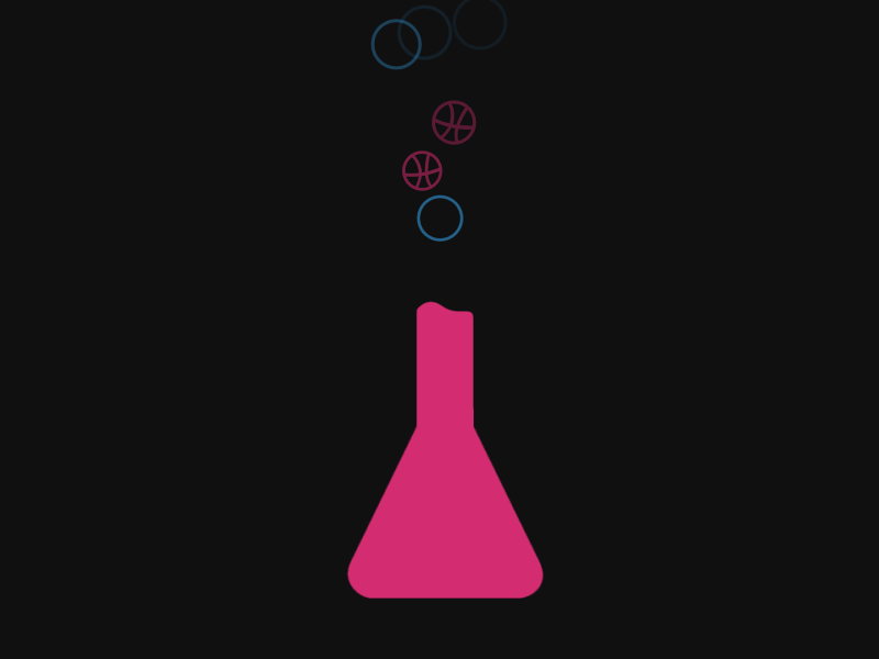Dribbble Chemistry animation appdesign design dribbble flat gif ios motion motiondesign transition ui ux