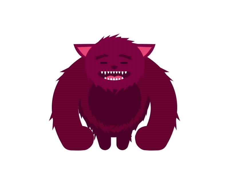 Epic Monster Intro Animation animation motion character monster flat ui ux