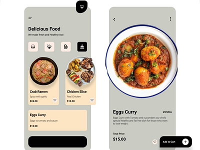 Food App adobe xd app branding design figma illustration ui ux vector