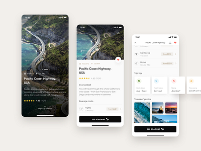 Travel app (reproduced)