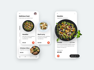 Food order app Ui design app fastfood food app food order foodapp minimal mobile app design mobile ui online food order restaurant app trendy design ui uidesign uiuxdesign ux