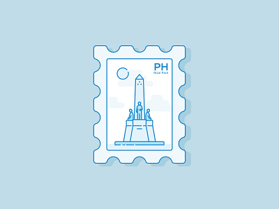 Rizal Park Postage Stamp 🇵🇭