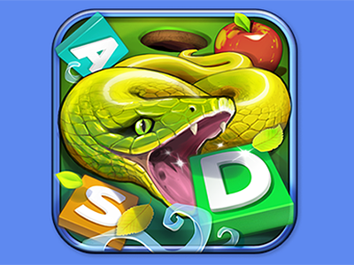 Spelling snake icon